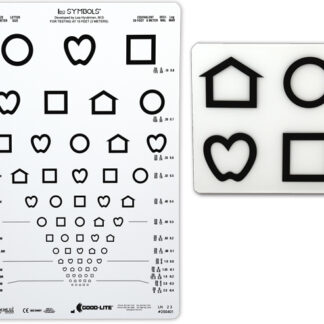 LEA SYMBOLS 13-Line Translucent Distance Chart - 250400