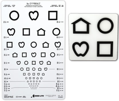 LEA SYMBOLS 13-Line Translucent Distance Chart - 250400