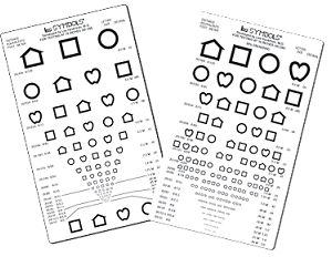 LEA SYMBOLS Pocket-Sized Near Vision Card - 250950