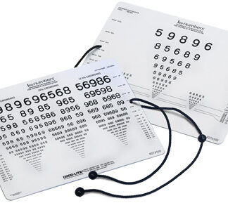 LEA NUMBERS Intermediate Vision Card - 274100