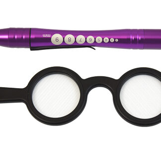 Handheld Bagolini Striated Lens Set with Penlight - 346707