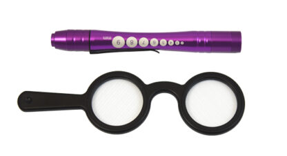 Handheld Bagolini Striated Lens Set with Penlight - 346707