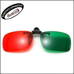 Red & Green Clip-on Spectacle