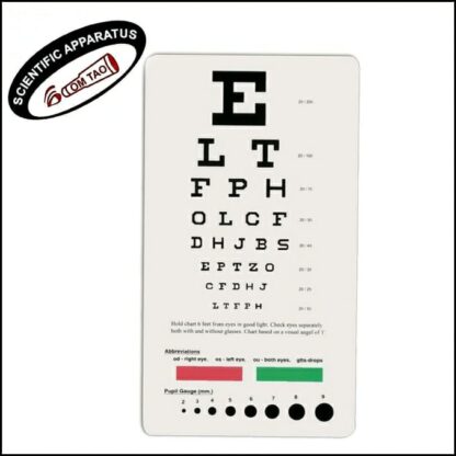 Snellen Pocket Eye Chart