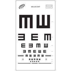 Snellen Tumbling "E" chart