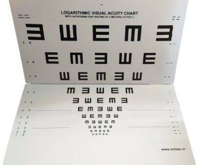Dist Vision LogMar chart Tumbling "E" Foldable