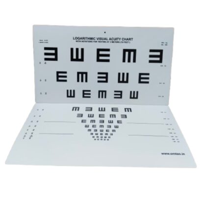Distance Logmar Chart Dist Vision LogMar chart Tumbling “E” Foldable – Omtao