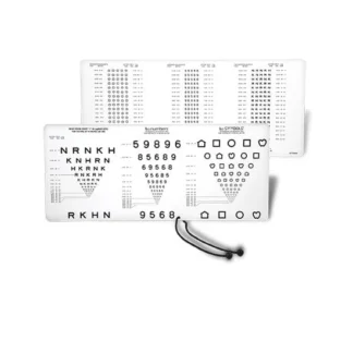 3 in 1 Near Vision Test - LEA SYMBOLS®, LEA NUMBERS®, Sloan Letters (16"/40cm) 759000